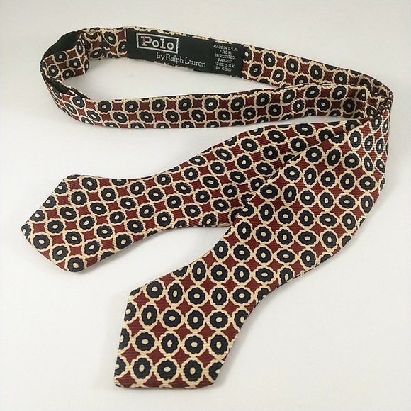 Vintage 1980s Polo Ralph Lauren "Power" Bow Tie - Picture 2 of 5